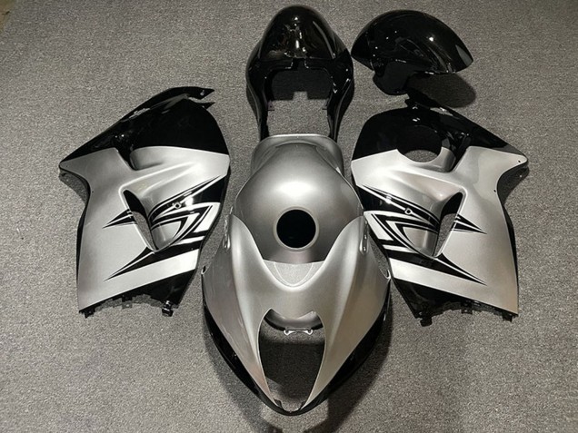 1996-2007 Suzuki GSXR 1300 Motorcycle Fairings - Silver Black Canada