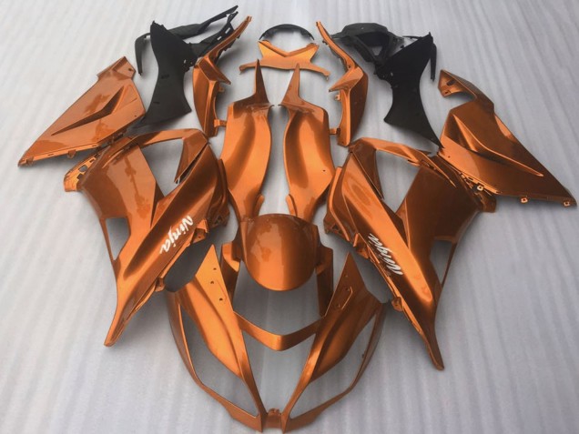 2016-2020 Kawasaki ZX10R Motorcycle Fairings - Dark Orange Canada