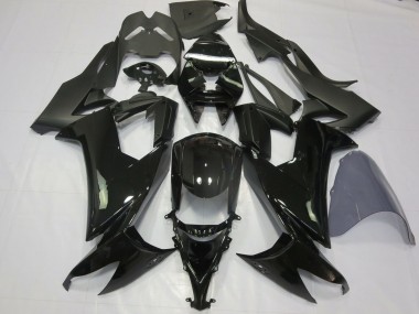 2008-2010 Kawasaki ZX10R Motorcycle Fairings - Glossy Black Matte Black Canada