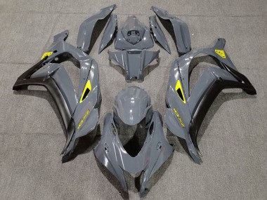 2016-2020 Kawasaki ZX10R Motorcycle Fairings - Nardo Grey Black Yellow Canada