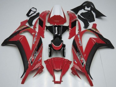 2011-2015 Kawasaki ZX10R Motorcycle Fairings - White Red Glossy Black OEM Style Canada
