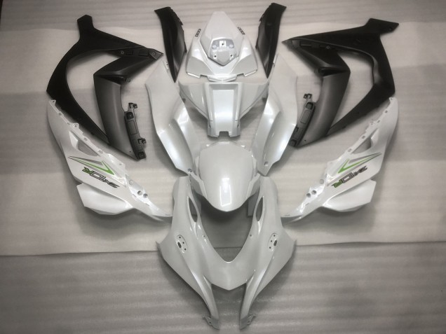 2016-2020 Kawasaki ZX10R Motorcycle Fairings - Pearl White Black Green Canada