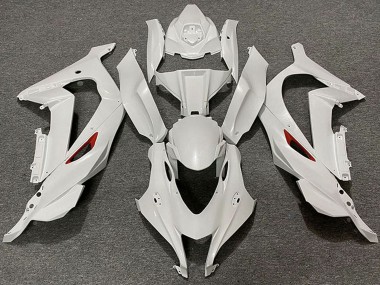 2016-2020 Kawasaki ZX10R Motorcycle Fairings - Pearl White Red Trim Canada