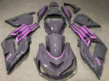 2012-2024 Kawasaki ZX14R Motorcycle Fairings - Nardo Grey Pink Canada
