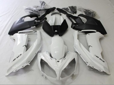 2009-2011 Kawasaki Ninja ER6F Motorcycle Fairings - Glossy White Matte Black Canada