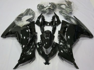 2013-2024 Kawasaki Ninja 300 Motorcycle Fairings - Glossy Black Canada