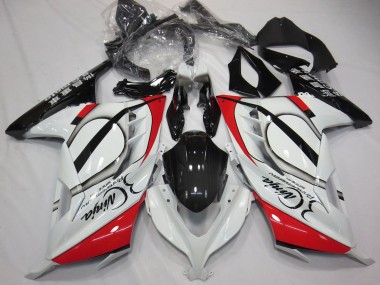 2013-2024 Kawasaki Ninja 300 Motorcycle Fairings - Glossy White Red Black Canada