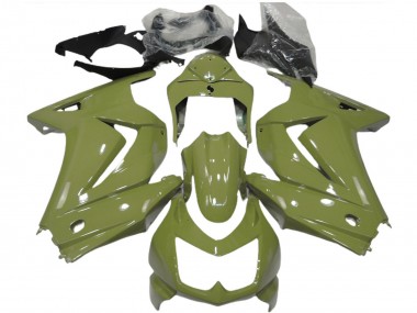 2008-2012 Kawasaki Ninja 250 Motorcycle Fairings - Olive Green Canada