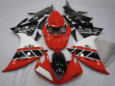2012-2014 Yamaha R1 Motorcycle Fairings - Red White Glossy Black Canada