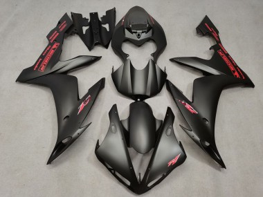 2004-2006 Yamaha R1 Motorcycle Fairings - Matte Black Red Canada