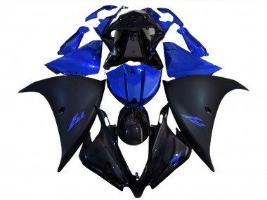 2012-2014 Yamaha R1 Motorcycle Fairings - Glossy Black Matte Black Blue Canada
