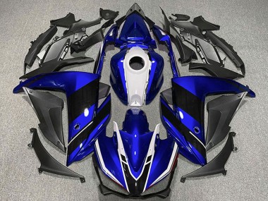 2015-2018 Yamaha R3 Motorcycle Fairings - Blue White Black Canada