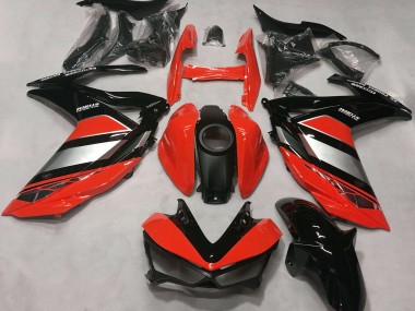 2015-2018 Yamaha R3 Motorcycle Fairings - Red Silver Glossy Black Canada