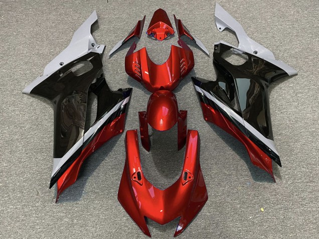 2017-2023 Yamaha R6 Motorcycle Fairings - Grey Red Glossy Black Canada
