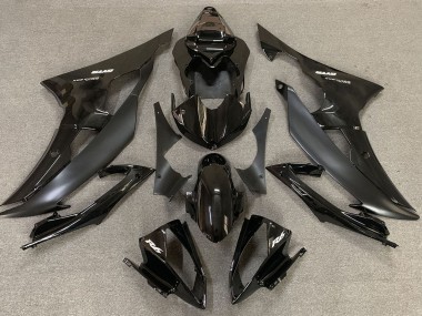 2008-2016 Yamaha R6 Motorcycle Fairing Kits - Glossy Black Matte Black Canada