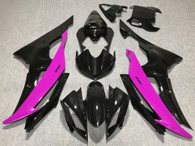 2008-2016 Yamaha R6 Motorcycle Fairings - Pink Glossy Black Canada