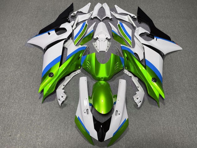 2017-2023 Yamaha R6 Motorcycle Fairings - White Blue Green Canada