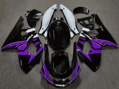 1996-2007 Yamaha YZF600R Thundercat Motorcycle Fairings - Glossy Black Purple White Canada