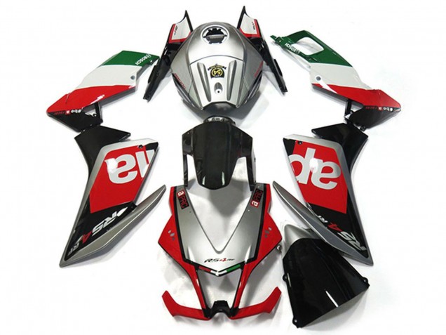 2012-2018 Aprilia RS4 125 Motorcycle Fairings - Silver Red Green Glossy Black OEM Style Canada