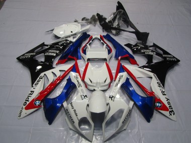 2009-2014 BMW S1000RR Motorcycle Fairings - White Red Blue Glossy Black Easy Ride Canada
