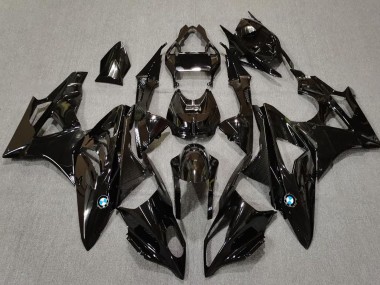2009-2014 BMW S1000RR Motorcycle Fairings - Glossy Black Canada