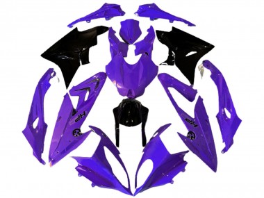 2009-2014 BMW S1000RR Motorcycle Fairings - Purple Glossy Black HP Canada