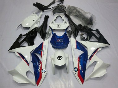 2009-2014 BMW S1000RR Motorcycle Fairing - White Red Blue Glossy Black Canada