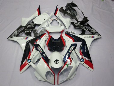 2009-2014 BMW S1000RR Motorcycle Fairing Kits - White Red Glossy Black Canada