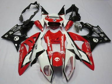 2009-2014 BMW S1000RR Motorcycle Fairing - White Red Glossy Black Canada