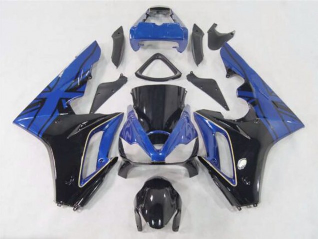2006-2008 Triumph Daytona 675 Motorcycle Fairings - Blue Glossy Black Canada