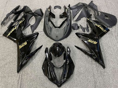 2013-2016 Triumph Daytona 675 Motorcycle Fairings - Glossy Black Gold Decals Canada