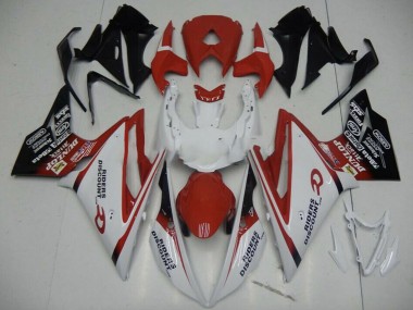 2013-2016 Triumph Daytona 675 Motorcycle Fairing - White Red Glossy Black Canada