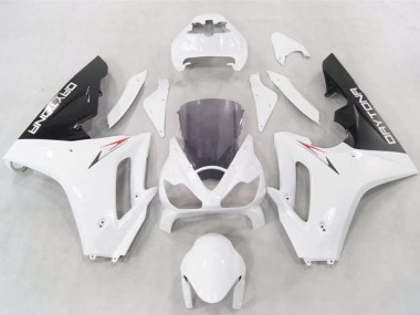 2006-2008 Triumph Daytona 675 Motorcycle Fairings - White Glossy Black Canada