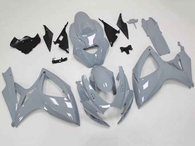 2006-2007 Suzuki GSXR 600 / GSXR 750 Motorcycle Fairing Kits - Nardo Grey Canada