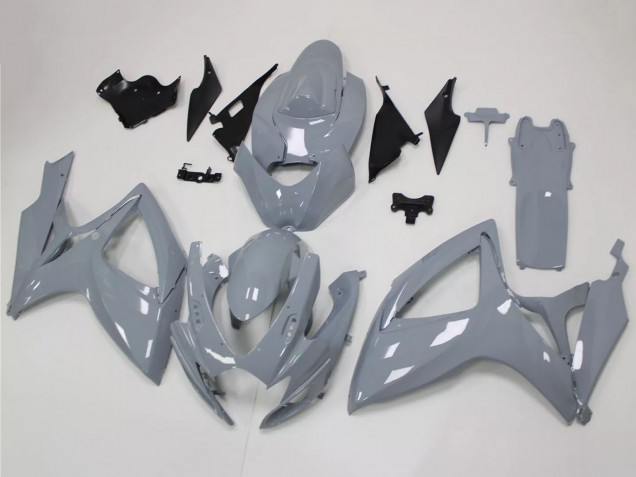2006-2007 Suzuki GSXR 600 / GSXR 750 Motorcycle Fairing Kits - Nardo Grey Canada