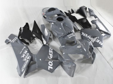 2005-2006 Honda CBR600RR Motorcycle Fairings - Nardo Grey White Repsol Canada