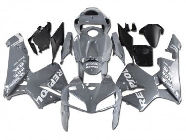 2005-2006 Honda CBR600RR Motorcycle Fairings - Nardo Grey White Repsol Canada