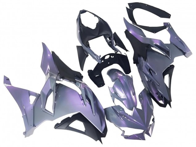 2024-2025 Kawasaki Ninja 500 EX500R Motorcycle Fairings - Chameleon Grey Dazz Pearl Purple Canada