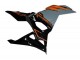 2024-2025 Kawasaki Ninja 500 EX500R Motorcycle Fairings - Nardo Grey Orange Black Canada