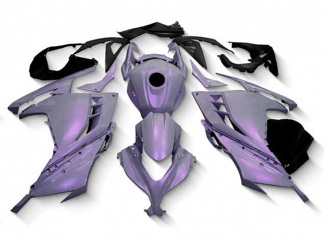 2013-2024 Kawasaki EX300 Motorcycle Fairings - Chameleon Grey Dazz Pearl Purple Canada
