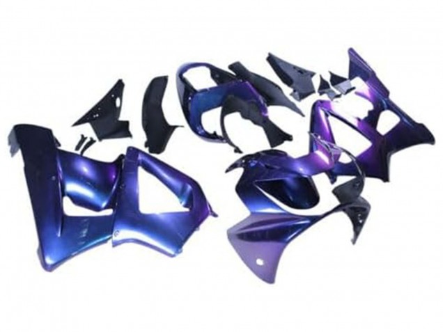 2000-2001 Honda CBR900RR 929 Motorcycle Fairings - Chameleon Blue Purple Canada