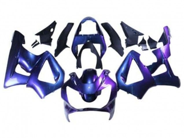 2000-2001 Honda CBR900RR 929 Motorcycle Fairings - Chameleon Blue Purple Canada