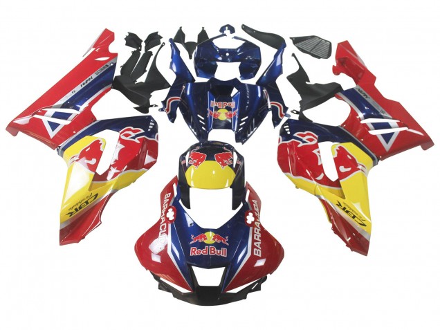 2020-2023 Honda CBR1000RR-R Motorcycle Fairings - Blue Yellow Red Bull Canada