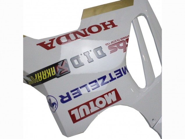 2020-2023 Honda CBR1000RR-R Motorcycle Fairings - White Red Gold Motul HRC Canada