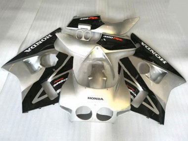 1987-1989 Honda CBR400RR NC23 Motorcycle Fairings - Silver Black Canada