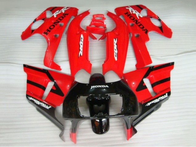 1990-1999 Honda CBR400RR NC29 Motorcycle Fairings - Red Glossy Black Fireblade Canada