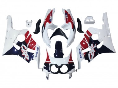 1990-1999 Honda CBR400RR NC29 Motorcycle Fairings - White Red Dark Blue Fireblade Canada