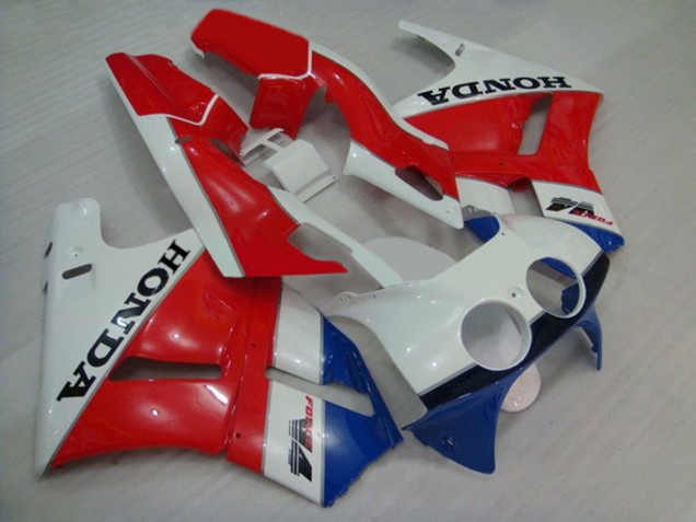 1988-1992 Honda VFR400R NC30 Motorcycle Fairings - White Red Blue Canada