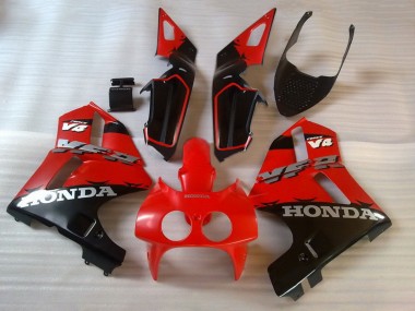 1988-1992 Honda VFR400R NC30 Motorcycle Fairings - Red Black Canada
