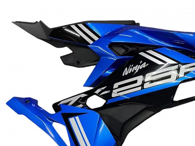 2019-2025 Kawasaki ZX25R ZX-25R Motorcycle Fairings - Blue White Matte Black Canada